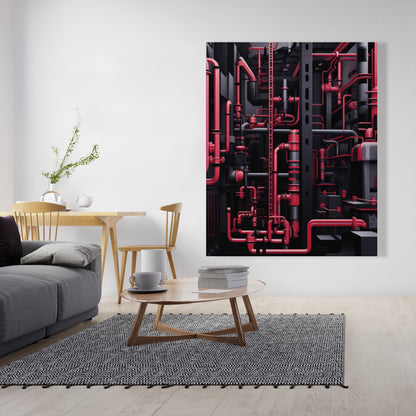 Machinery - 32"x32" Canvas