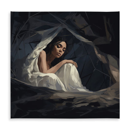 Cocooned Gray Indoor Outdoor Tablecloth | Decor Essentials