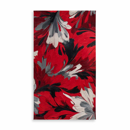 Red Flow Indoor Outdoor Tablecloth | Stylish Home Decor