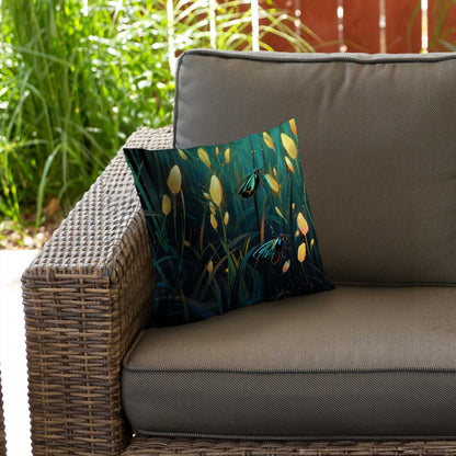 Appealing Yellow Poly Twill Throw Pillow Insert