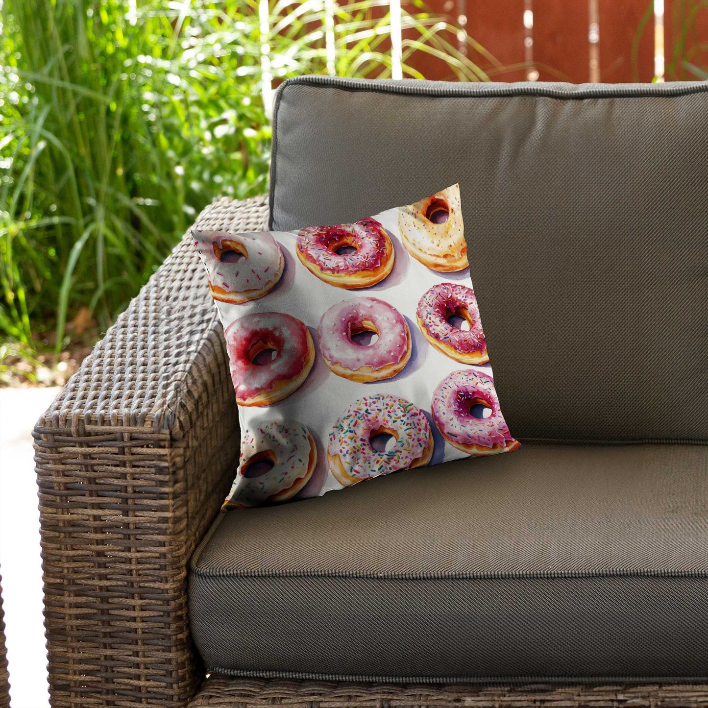 Yummy Poly Twill Throw Pillow - Stylish Home Decor Accent