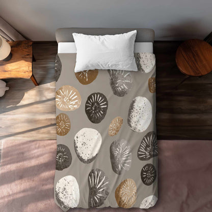 Housse de couette Earthstone Echoes | Linge de lit élégant pour la maison