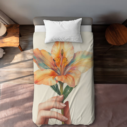 Ahold Orange Duvet Cover | Stylish Home Decor Essential