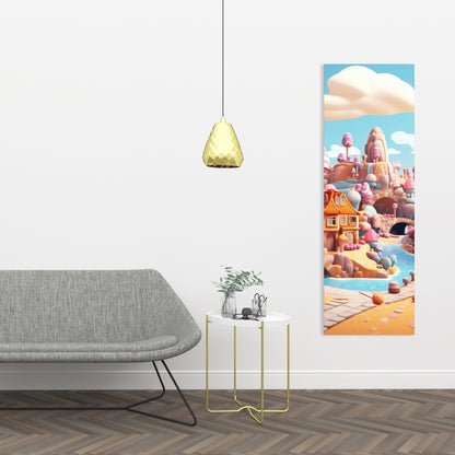 Sweet kingdom Pink Canvas - Stylish Home Decor Accent