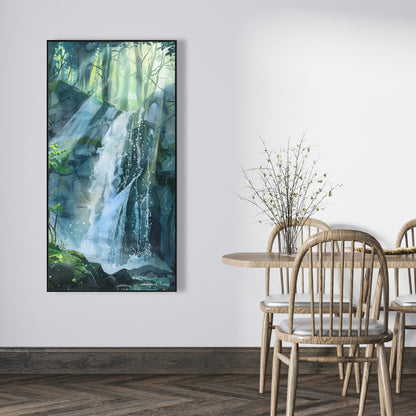 Sleeping fall - 36"x36" Framed canvas