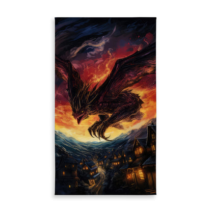 Back for Revenge Red Indoor Outdoor Tablecloth | Home Decor