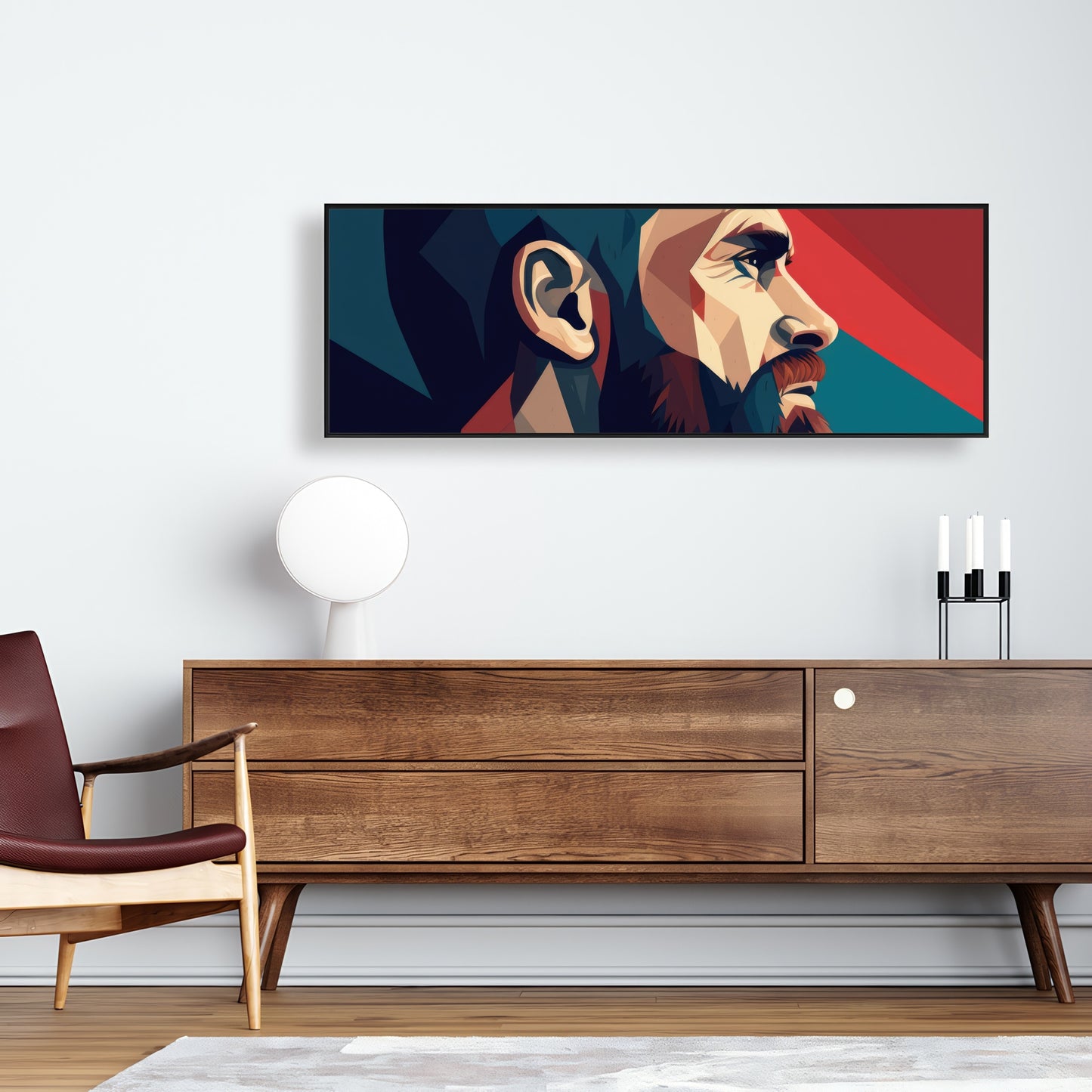 Courageous - 36"x36" Framed canvas