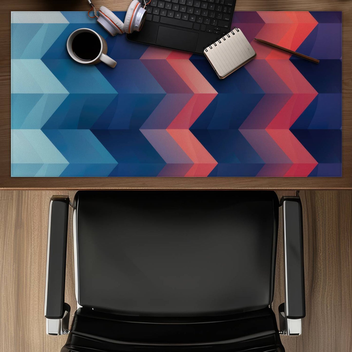 Heat waves - Desk mat - Print on demand