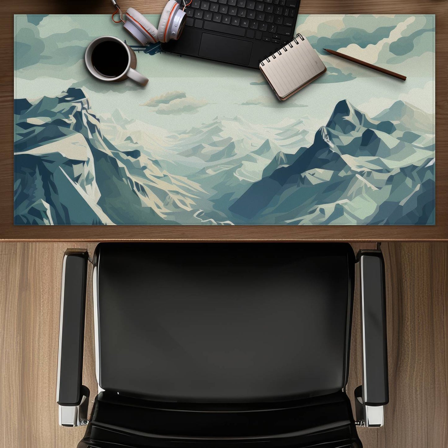 Above land - Desk mat - Print on demand