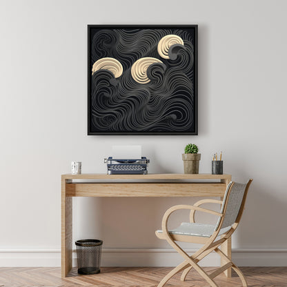 Layers - 36"x36" Framed canvas