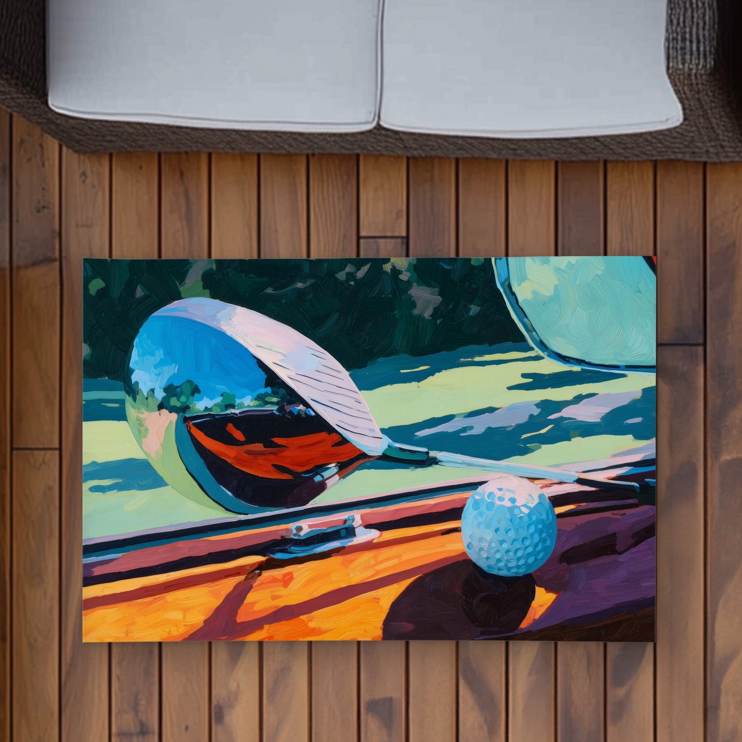 The Drive - Modern Summer Outdoor Area Rug for Home Decor