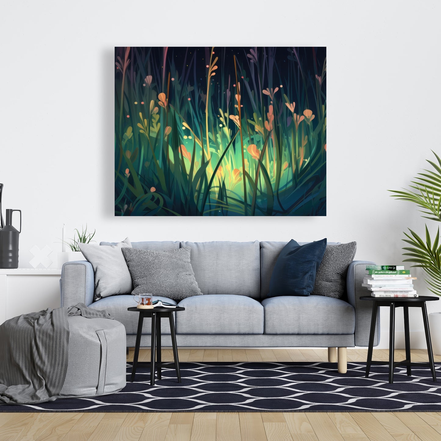 Between twigs - 32"x32" Canvas