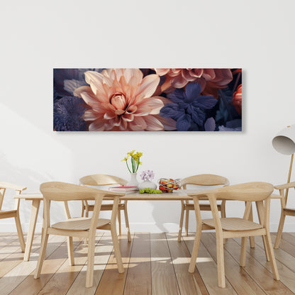 Pink and Purple Coral Canvas | Home Decor Accent Art