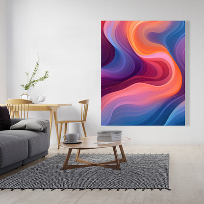 Purple Haze - Blue Canvas Art for Stunning Home Decor