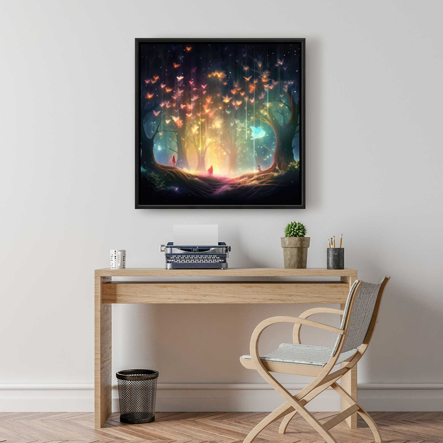 A dream come true - Beige Framed Canvas for Home Decor