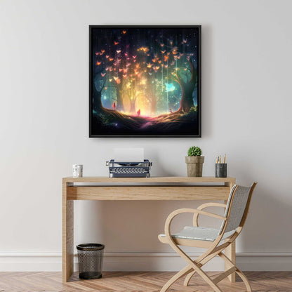 A dream come true - Beige Framed Canvas for Home Decor