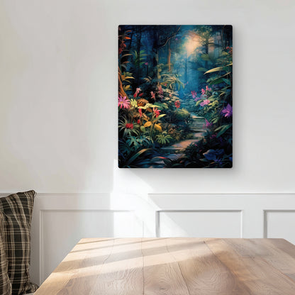 Against all odds - Green Metal Print for Home Decor