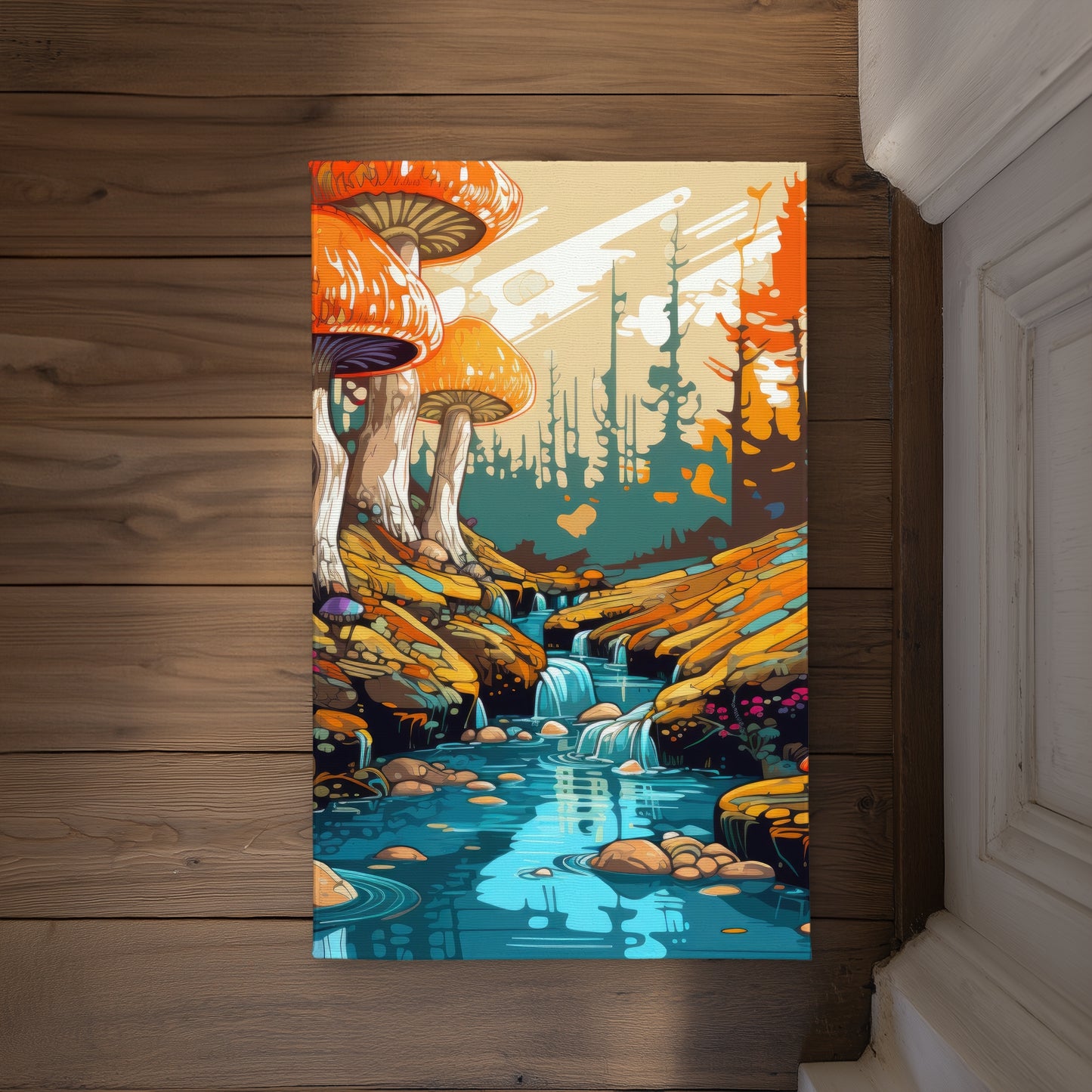 Wisdom Inbound Blue Indoor Outdoor Door Mat | Home Decor