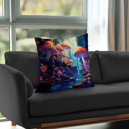 Regardez ça : un coussin décoratif en sergé de polyester pour la décoration intérieure.