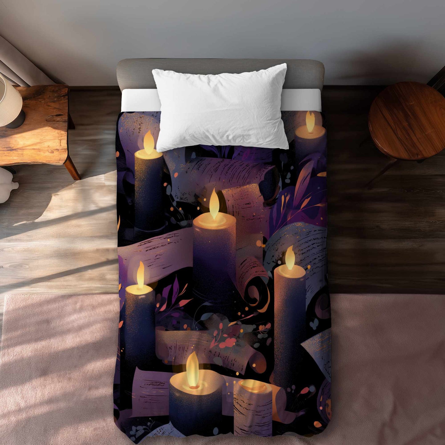 Housse de couette Chuchotis aux Chandelles | Décoration douillette