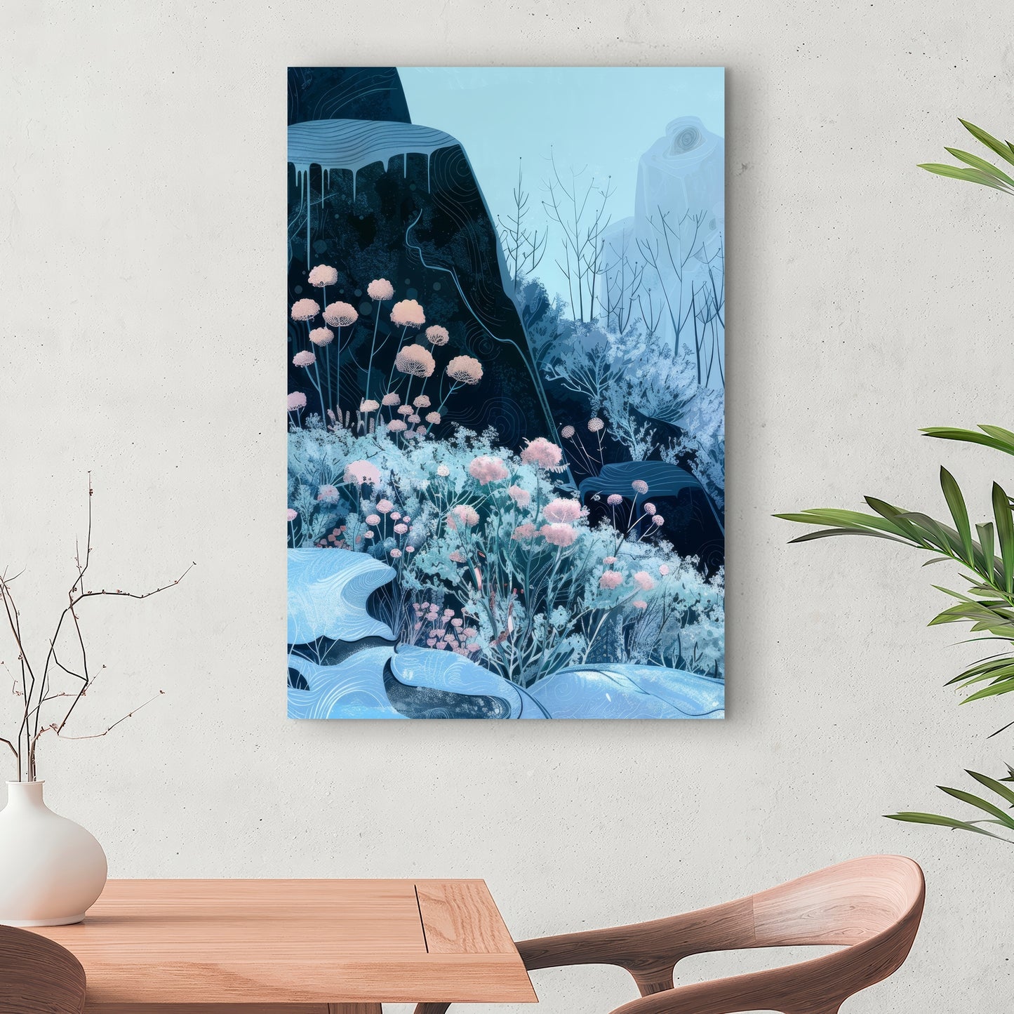 Annual freeze - 32"x32" Canvas