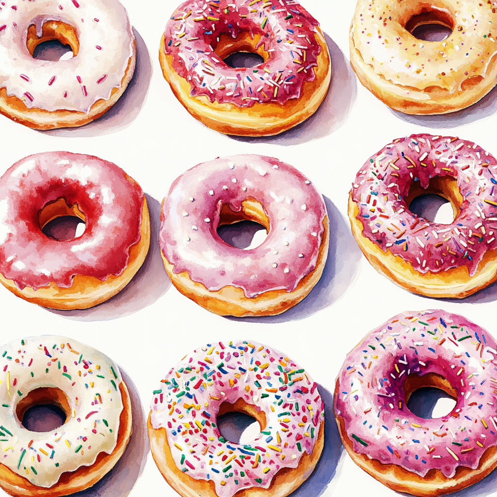 Yummy Pink Canvas Art - Stylish Home Decor for Any Room