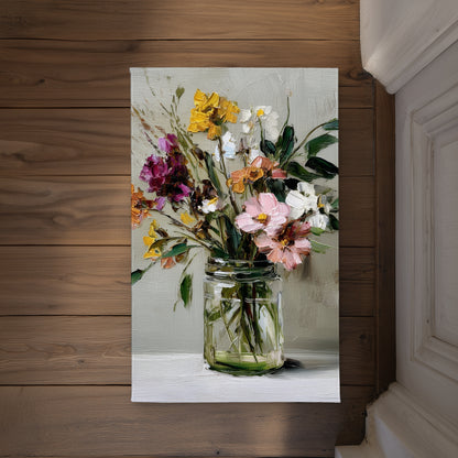 Still Life Pink Indoor Outdoor Door Mat | Home Decor Accent