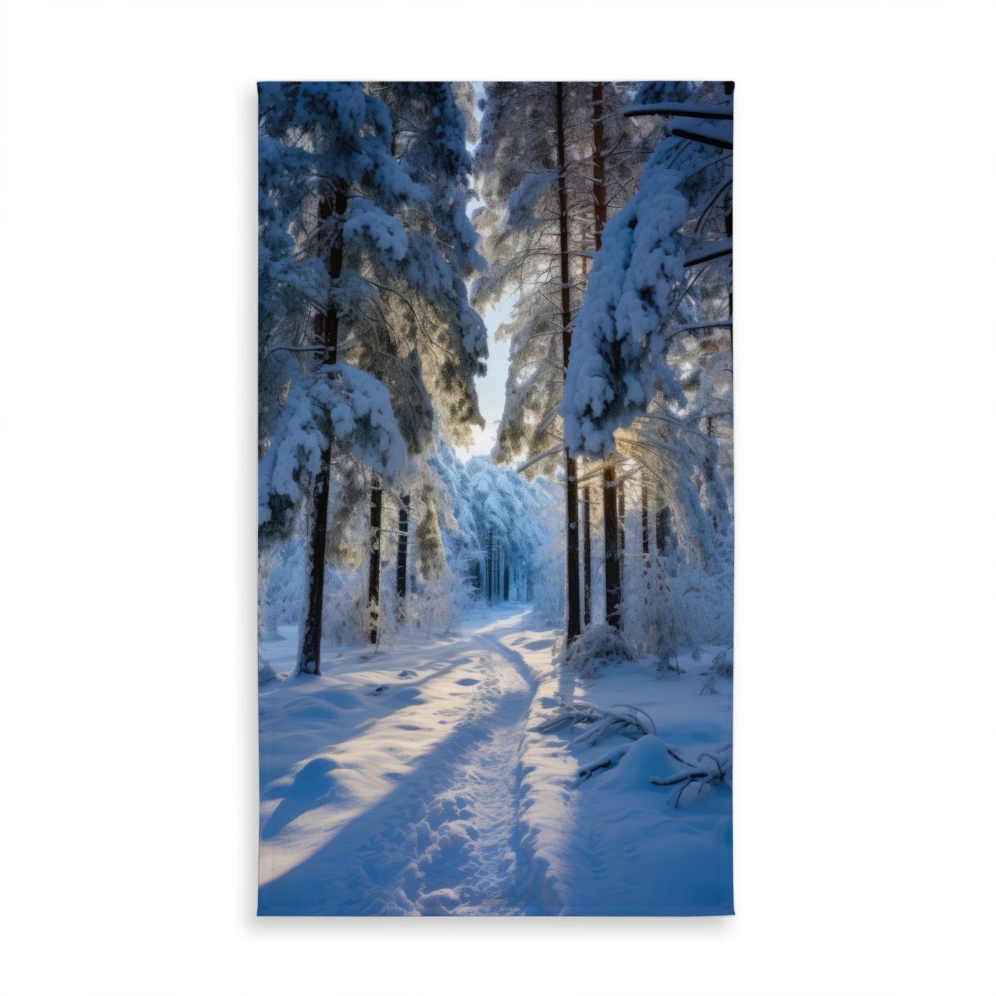 Nappe d'intérieur/extérieur Snowy Path | Décoration élégante pour la maison
