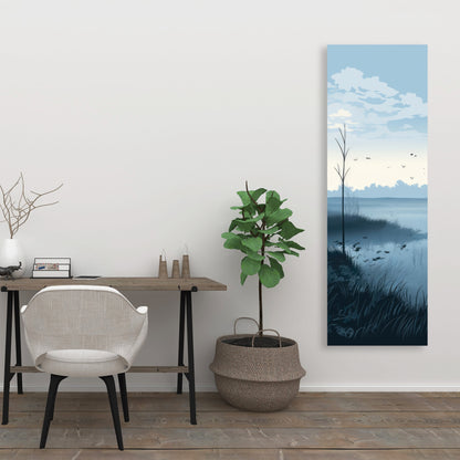 Evening marsh - 32"x32" Canvas