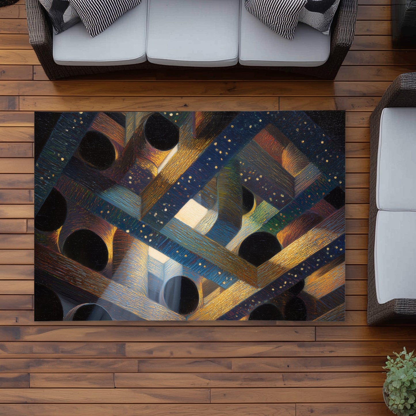 Pipe Dream Outdoor Area Rug - Stylish Home Decor Solution