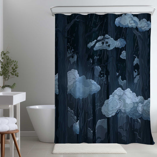 Rideau de douche "Sneaky Clouds" - Un accessoire de décoration intérieure stylé