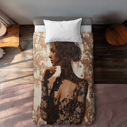Housse de couette Contemplation | Linge de lit élégant pour la maison