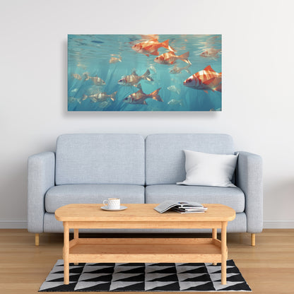 Surface tension - 32"x32" Canvas