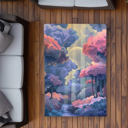 Beams Pink Outdoor Area Rug | Stylish Home Decor Accent