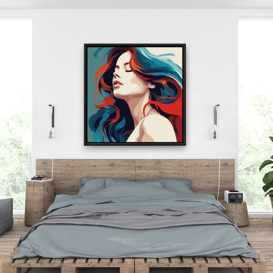 Zen Beige Framed Canvas - Elegant Home Decor Art Piece