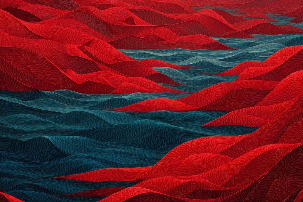 Tapis d'extérieur Mer Rouge | Accent de décoration élégant