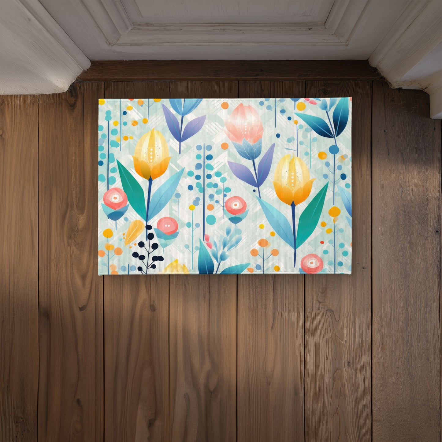 Calming Scents Orange Indoor Outdoor Door Mat | Home Decor