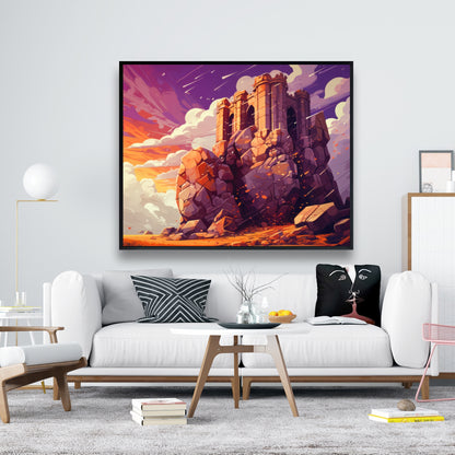 The Last Remains - White Framed Canvas for Home Decor