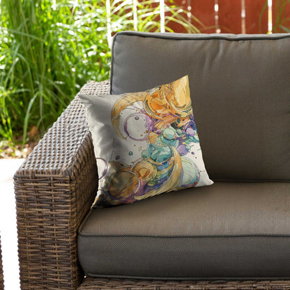 Plan Poly Twill Throw Pillow - Stylish Home Decor Accent