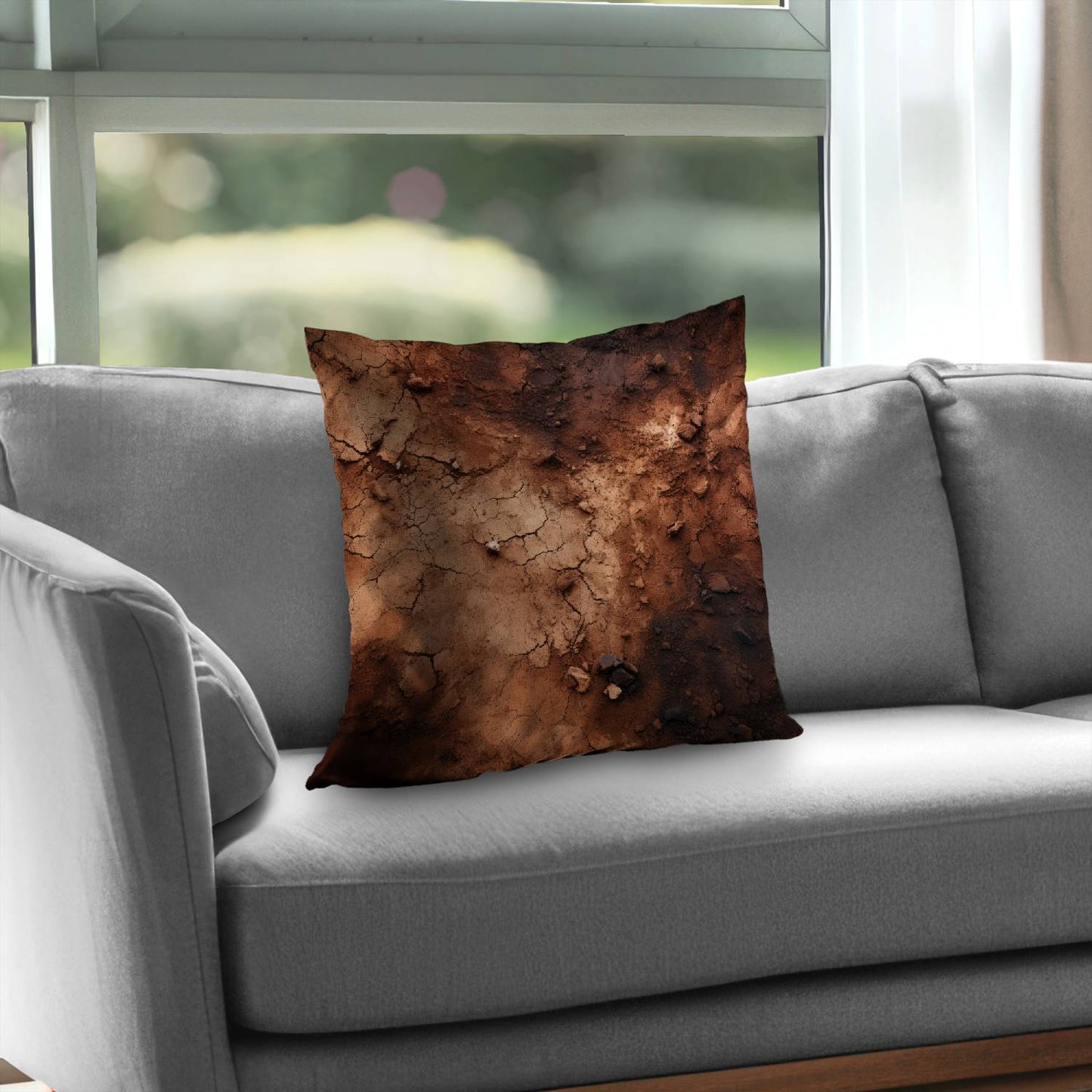 Cracking - Throw pillow - Print on demand