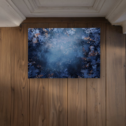 Frozen Blue Indoor/Outdoor Door Mat - Stylish Home Decor