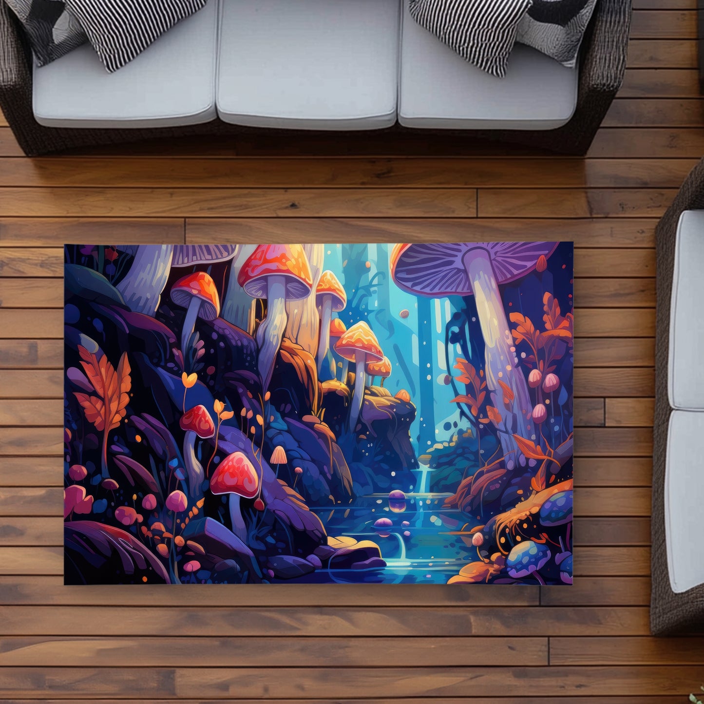 Take a look at that - Purple Outdoor Area Rug for Home Decor