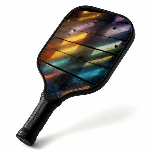 Ensemble de pagaies de pickleball professionnelles Rainbow Glint | Accessoire de sport