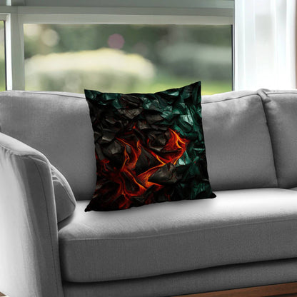 Imminent Rupture Poly Twill Throw Pillow | Chic Home Decor