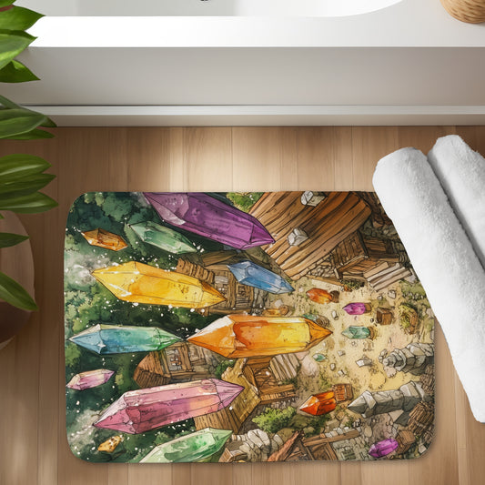 From above - 17"x24" Bath mat