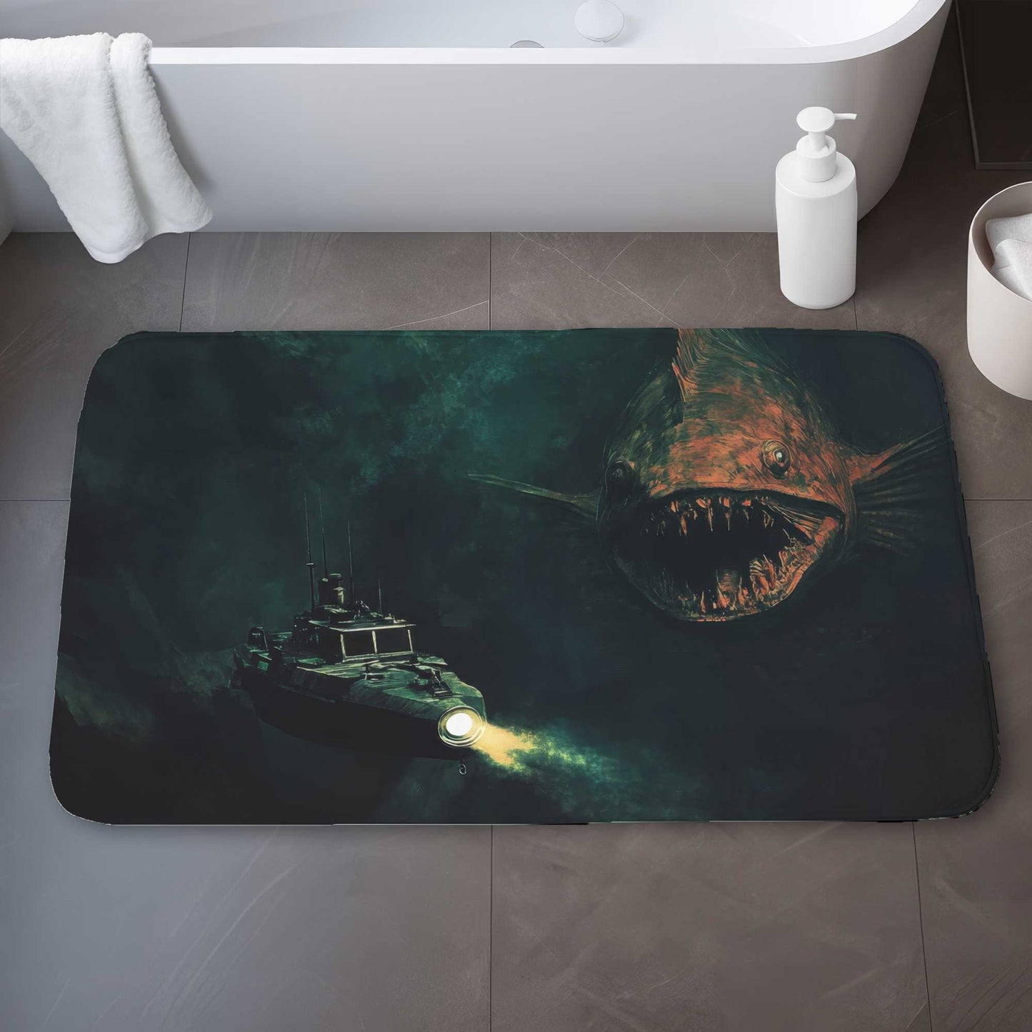 Depths Bath Mat | Stylish Home Decor, Soft & Durable