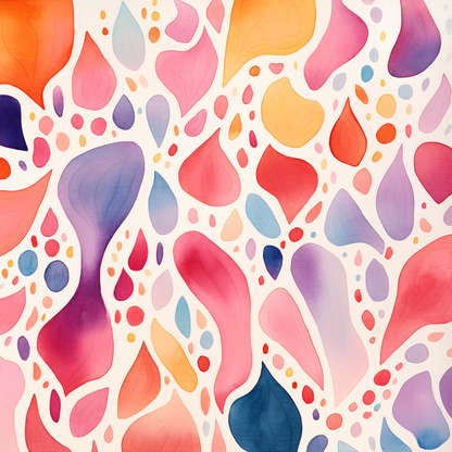 Splotches - Orange Canvas Art for Stylish Home Decor