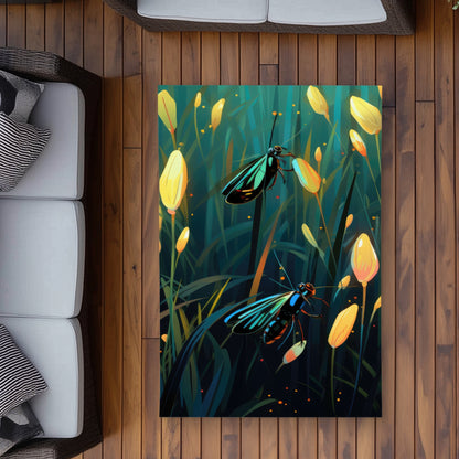 Appealing Orange Outdoor Area Rug | Home Decor Essential