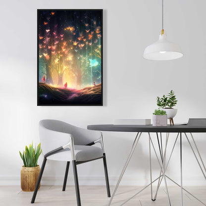 A dream come true - Beige Framed Canvas for Home Decor