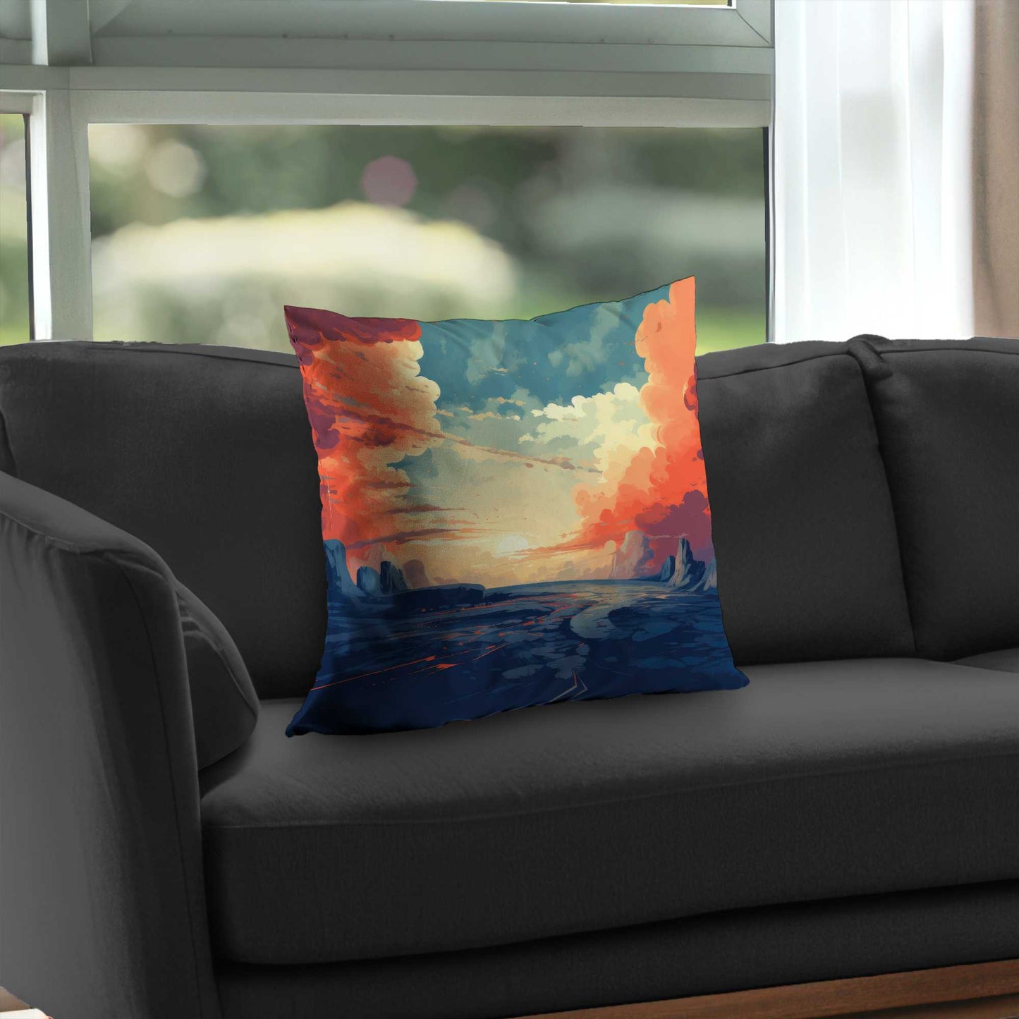 Enfin, un coussin décoratif léger en sergé de polyester - Décoration élégante pour la maison